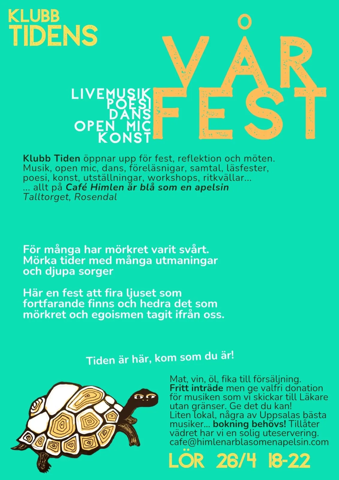 Cartel histórico de Klubb Tiden 13